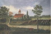 Landscape with Farm and Cow Henri Rousseau